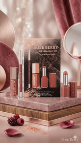 Rose Berry Lips Makeup Set