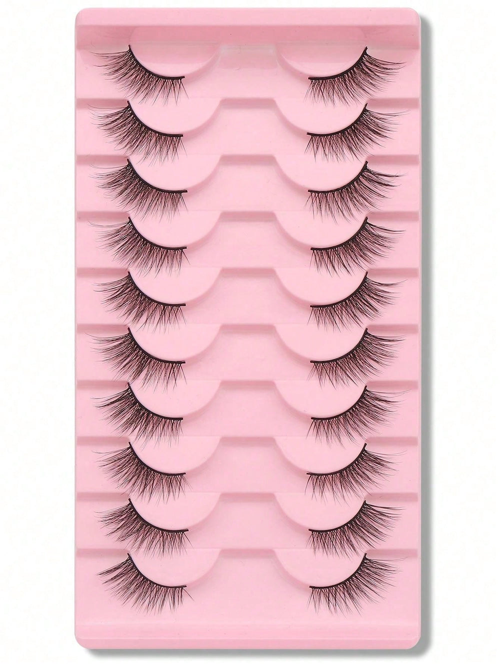 Shein 10 pairs of natural-looking crisscross cat