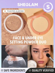 Sheglam Insta Ready Face and Under Eye Setting Powder Duo