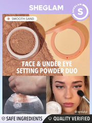 Sheglam Insta Ready Face and Under Eye Setting Powder Duo
