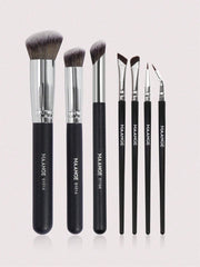 Maange Makeup Brush 7Pcs Black