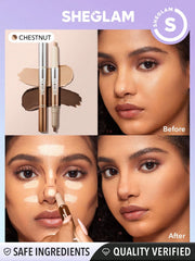 SHEGLAM Fine Line 2-In-1 Nose Contour and Highlight Pen