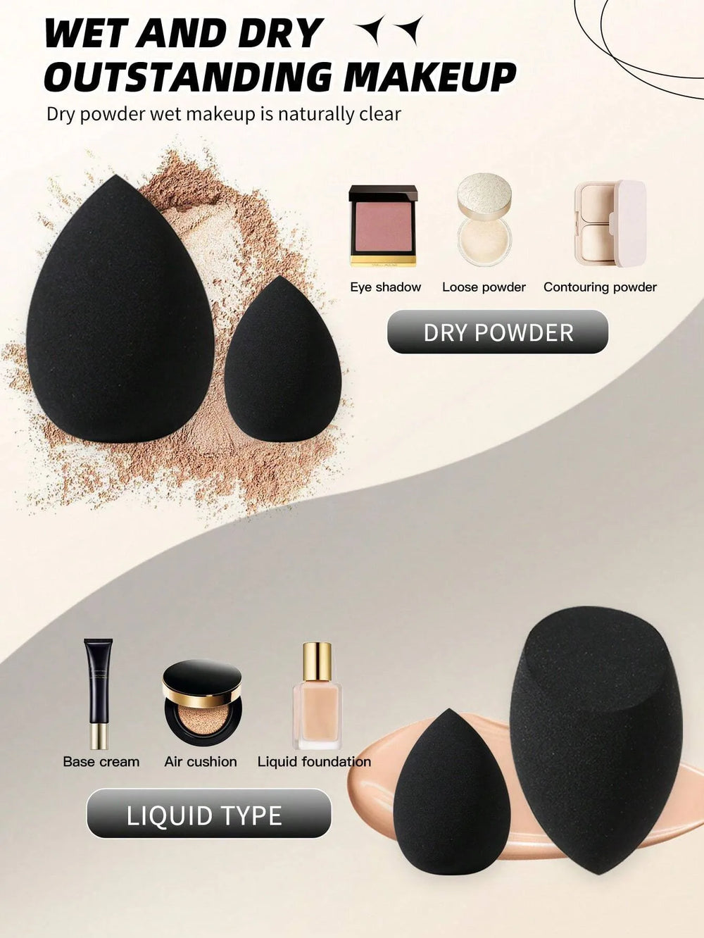 Shein 46Pcs complete makeup kit With Bag