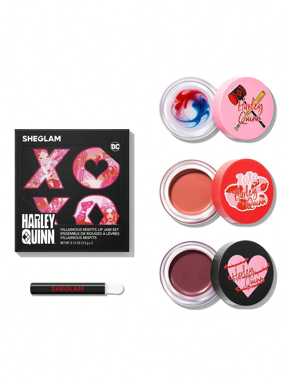 Sheglam Harley Quinn X SHEGLAM Villainous Misfits Lip Jam Set