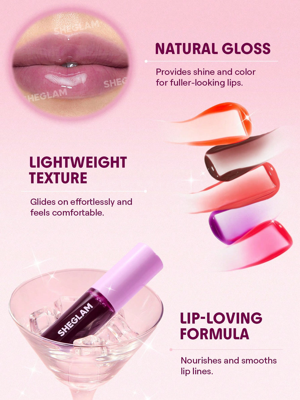 Sheglam jelly wow tinted lip oil