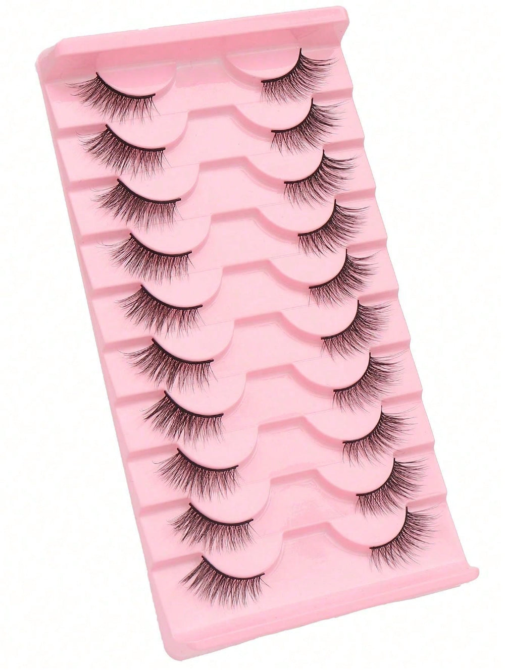 Shein 10 pairs of natural-looking crisscross cat