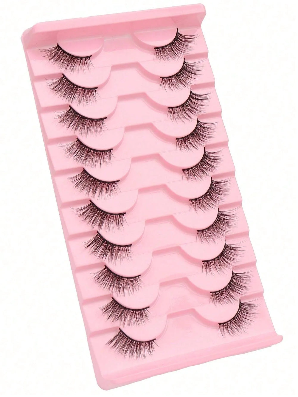 Shein 10 pairs of natural-looking crisscross cat