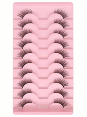 Shein 10 pairs of natural-looking crisscross cat
