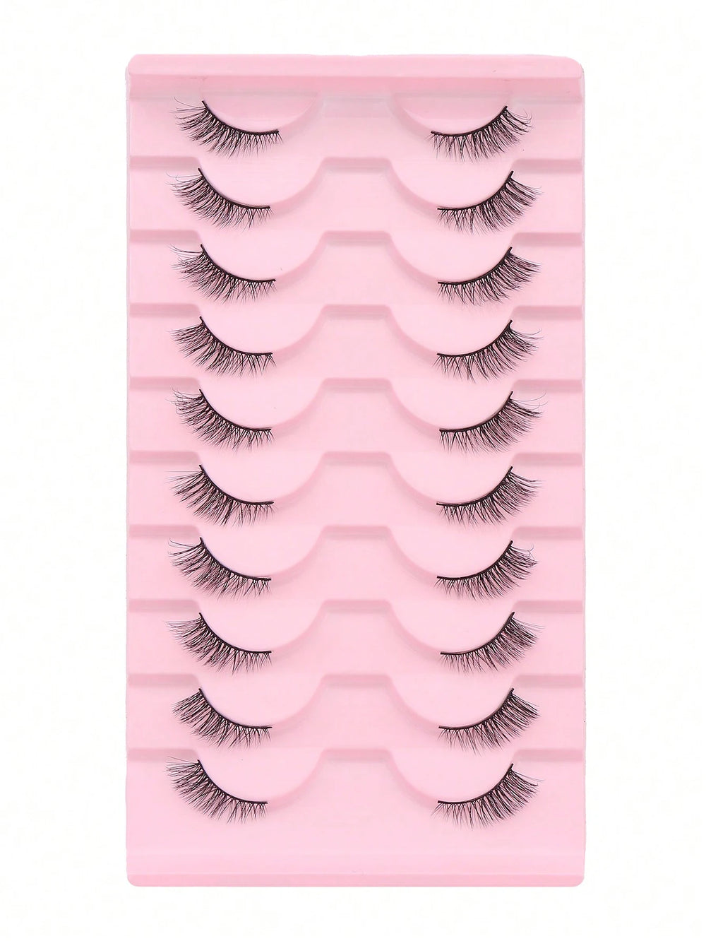 Shein 10 pairs of natural-looking crisscross cat