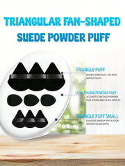 Shein 16 Large Makeup Sponge Set With Bag Black