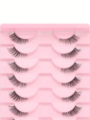 Shein 10 pairs of natural-looking crisscross cat