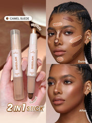 SHEGLAM 2-In-1 Contour & Highlight Stick