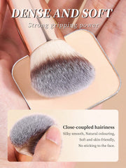 Maaange 5Pcs Makeup Brush White