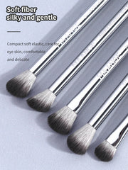 Maange Pro Makeup Brush Silver 18Pcs