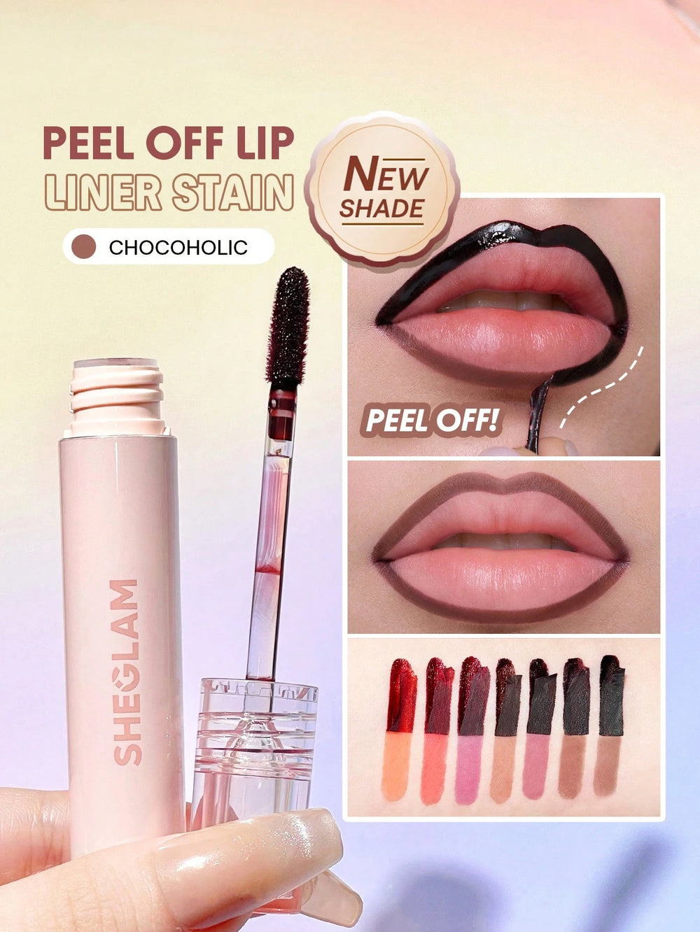 SHEGLAM Fall In Line Peel Off Lip Liner Stain