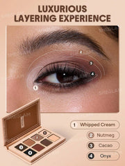 sheglam hazelnut late please 8 pan palette