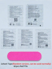 Shein 24pcs Red Heart Press on Nails