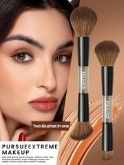 Maange 7Pcs Makeup Brush Black With Bag