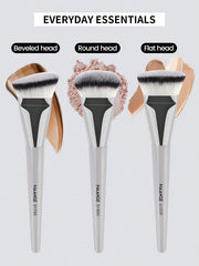Maange Pro Makeup Brush Silver 17Pcs