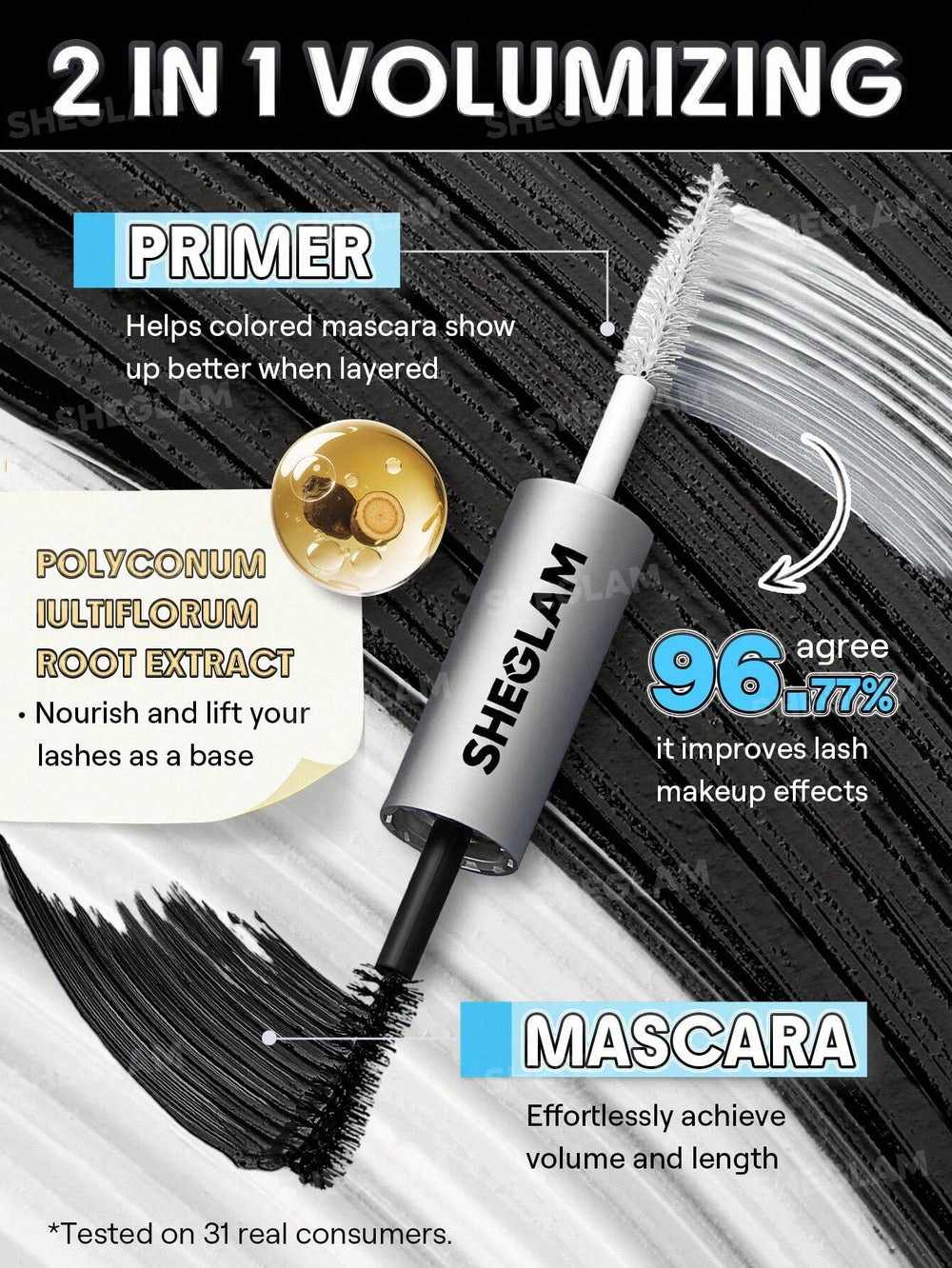 Sheglam All-In-One Primer and Tubing Volume Mascara