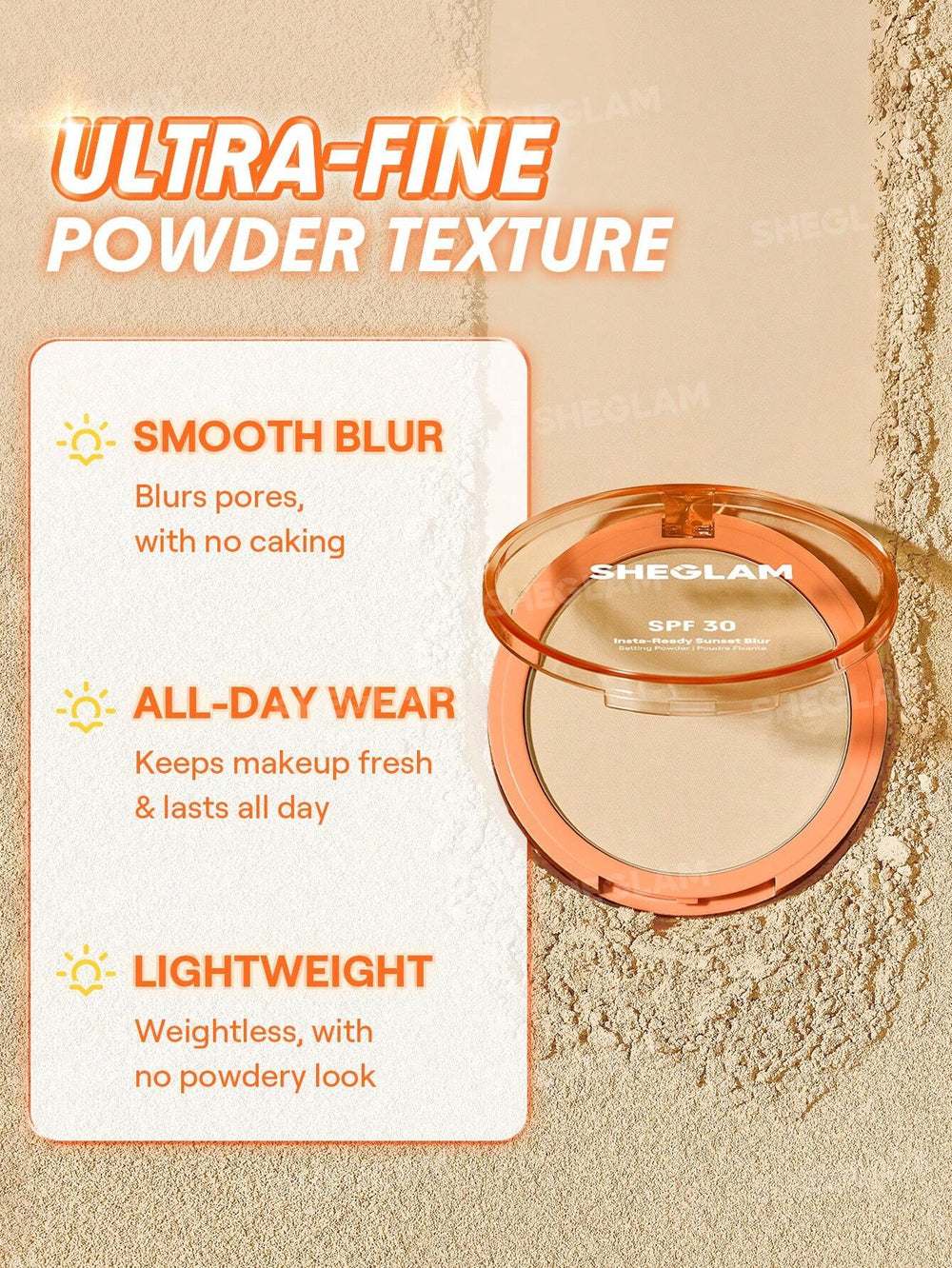 Sheglam Insta-Ready Sunset Blur Setting Powder