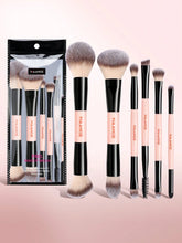 Maange 6Pcs Makeup Brush Pink and Black