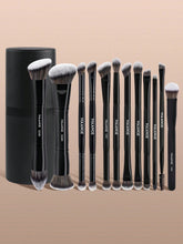 Maange 12Pcs Makeup Brush Black With Box