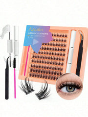 Azenlo DIY Lash Clusters Kit with Bond & Seal and Tweezers