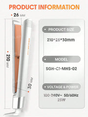 SHEGLAM Hair Mini Hair Straightener Pro 3 in 1