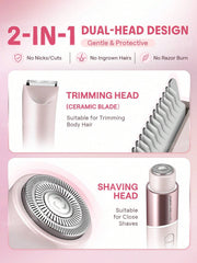 Sheglam Hair Smooth Moves Dual-Head Electric Bikini Trimmer