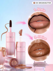 SHEGLAM Line To Shine Peel-Off Lip Stain & Gloss Duo