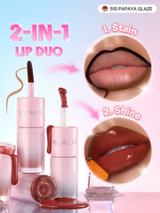SHEGLAM Line To Shine Peel-Off Lip Stain & Gloss Duo