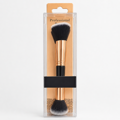 Beatrizy Professional Double-Ended Makeup Brush – Black