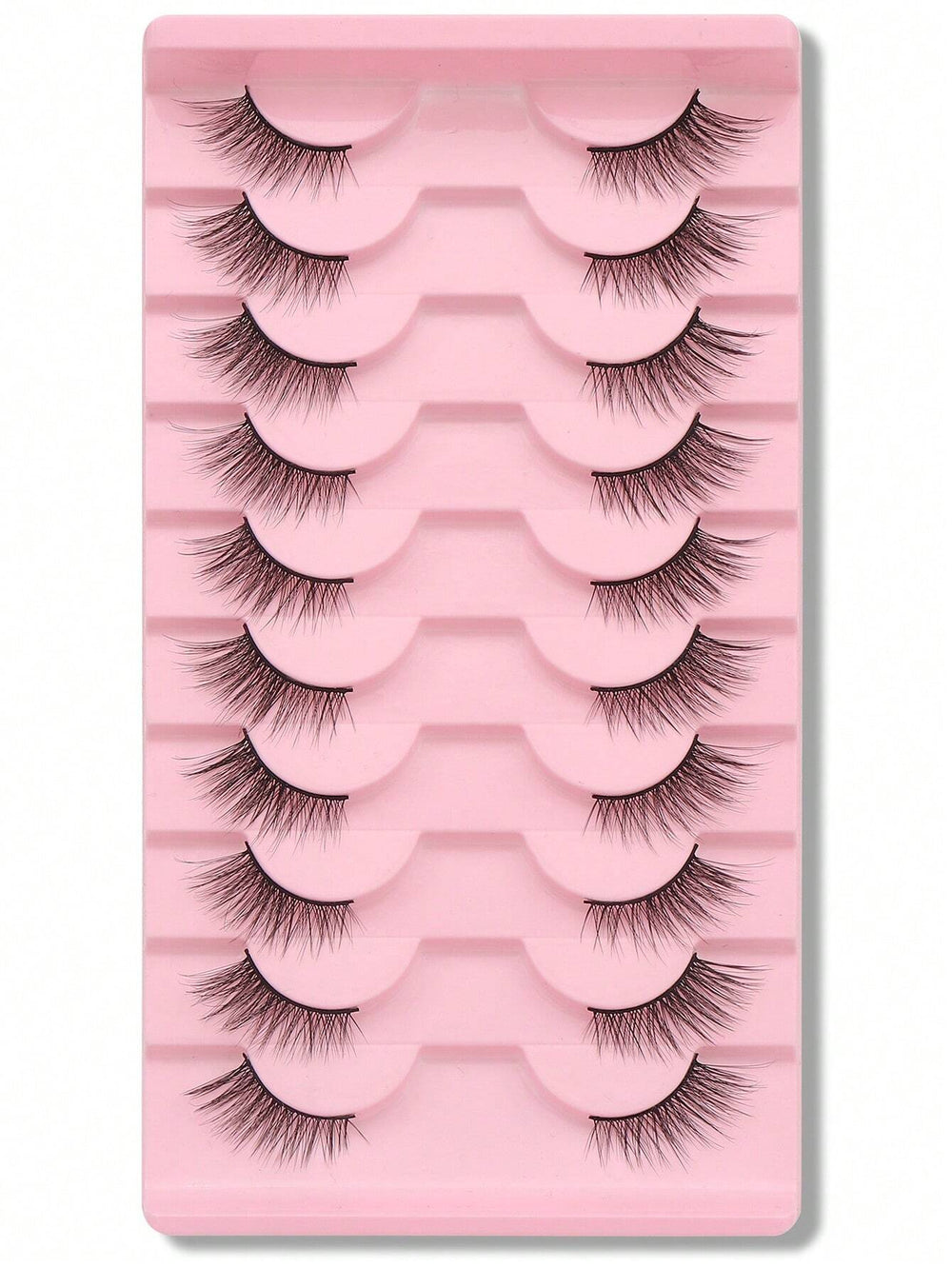 Shein 10 pairs of natural-looking crisscross cat