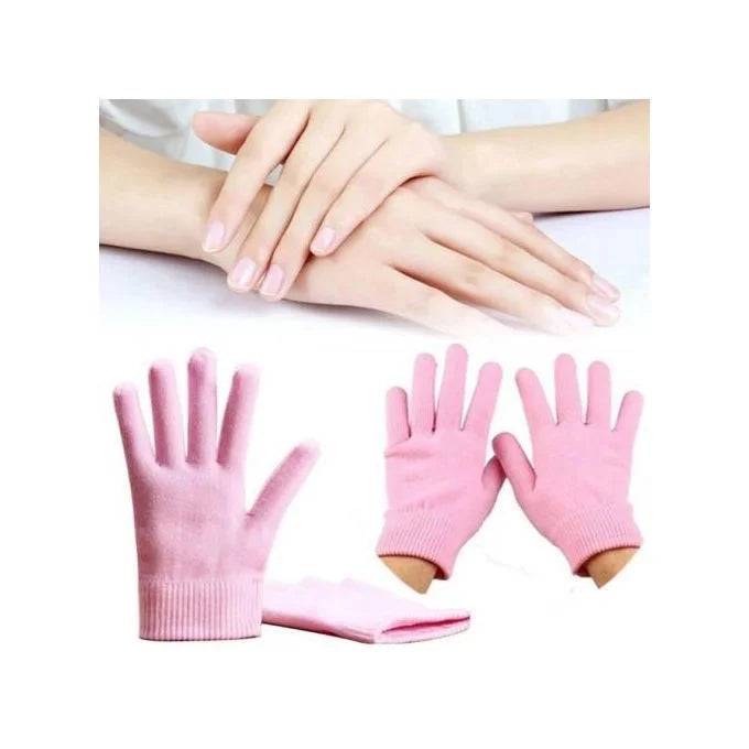 Pair Moisturizing Gloves Soft Silicone