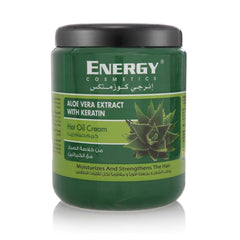 Energy Cosmetics Hot Oil Cream-Aloe Vera With Keratin 1000ml