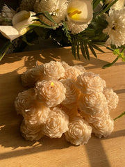 Rose Flower Shaped Scented Candle