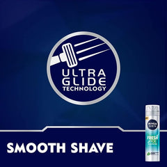 NIVEA MEN Shaving Gel Fresh Cool Mint Extracts 200ml