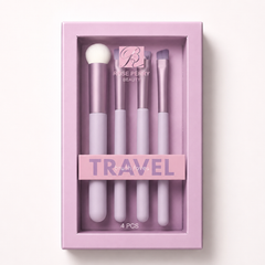 Rose Berry Travel Must Haves 4Pcs Makeup Brush