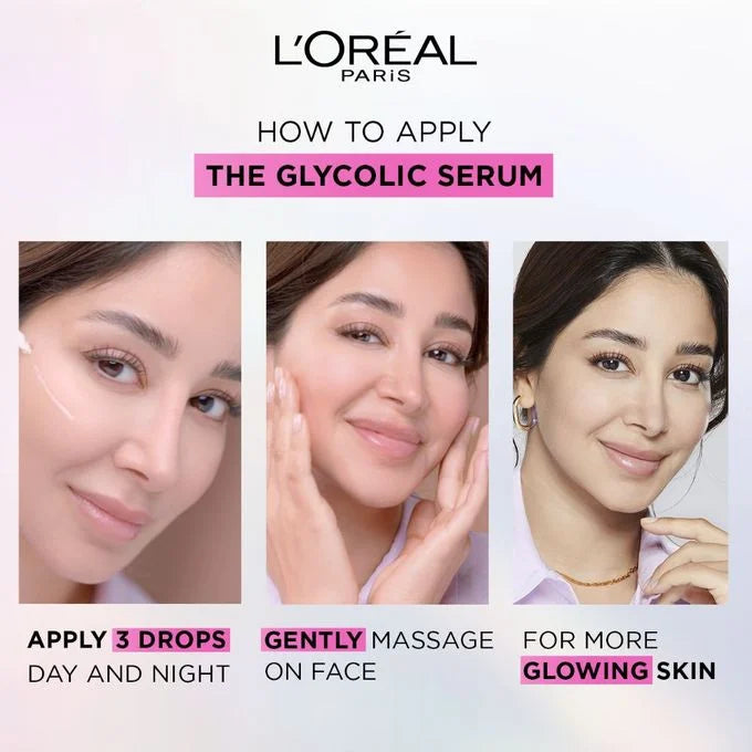 LOreal Paris Glycolic Bright Glowing Serum 30ml