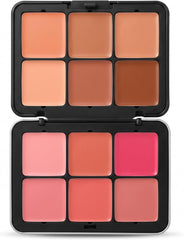 Might Cinema Palette Blusher & Contour 2x1 Creamy And Powder 12 Color