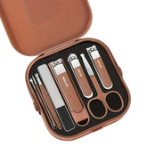 Mini Manicure Set 8 Pieces – Compact Nail Clipper Kit for Travel & Home