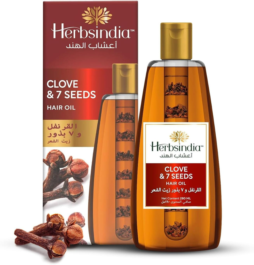 Herbsindia Hair Oil with Cloves and 7 Seeds 280ml