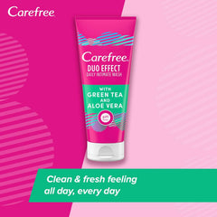 Carefree feminine wash with green tea and aloe vera 200 ml