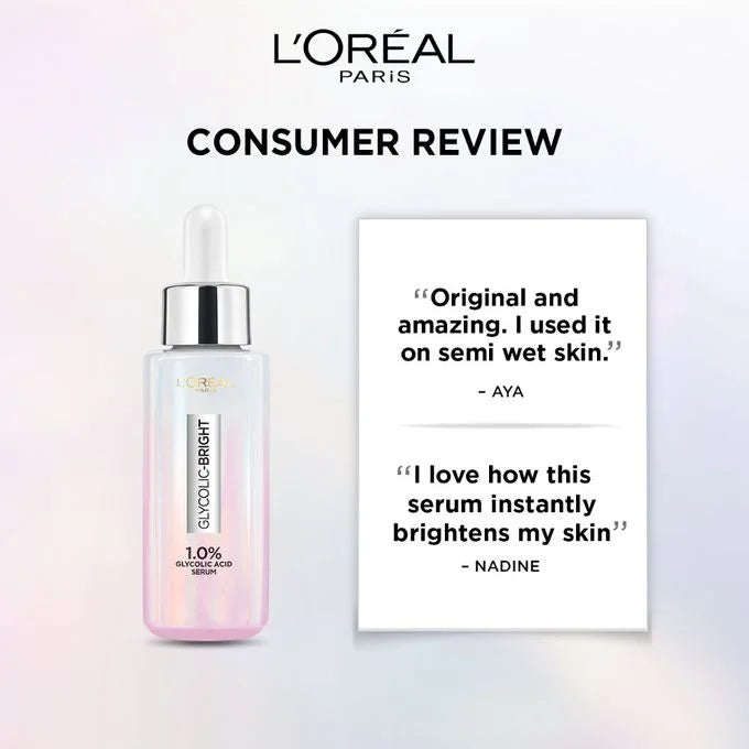LOreal Paris Glycolic Bright Glowing Serum 30ml