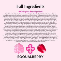 Eqqual Berry Lush Brush NAD+ Peptide Boosting Cream 50ml