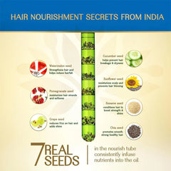 Herbsindia Rosemary 7 Seeds Hair Oil With Nourish Tube 180ml