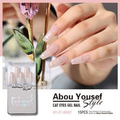 Abou Yousef Style Nails Cat Eyes