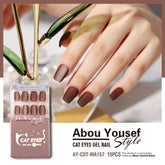 Abou Yousef Style Nails Cat Eyes