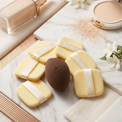Anguoer Makeup Sponges 1 Beauty Blender +6 Powder Puff